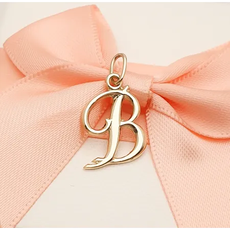 ZŁOTA ZAWIESZKA 585 LITERKA B NA PREZENT