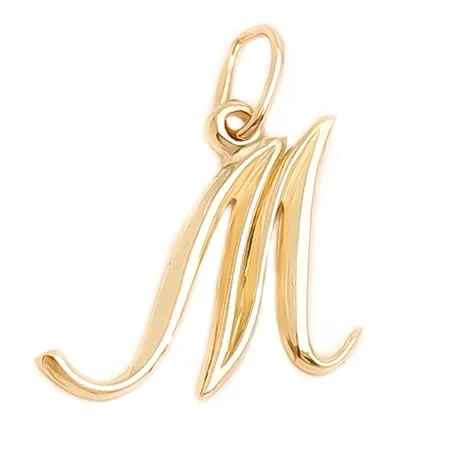 ZŁOTA ZAWIESZKA 585 LITERKA M NA PREZENT