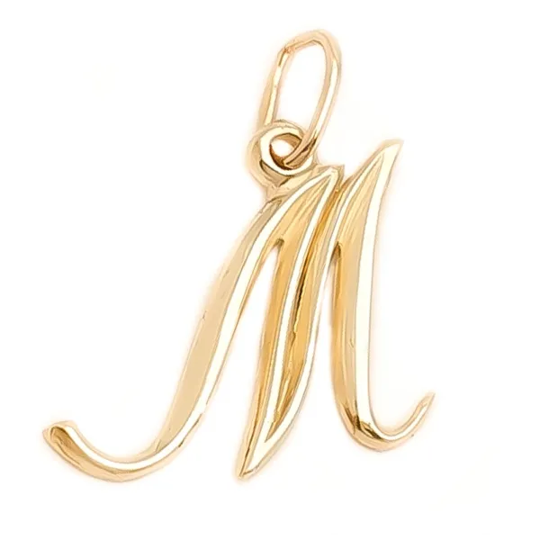 ZŁOTA ZAWIESZKA 585 LITERKA M NA PREZENT