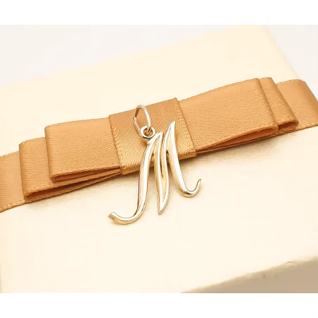 ZŁOTA ZAWIESZKA 585 LITERKA M NA PREZENT