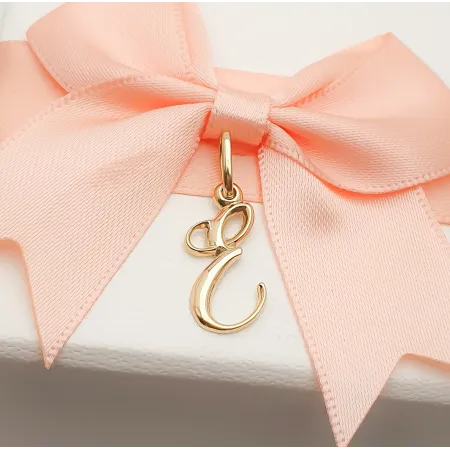 ZŁOTA 585 ZAWIESZKA LITERKA E id Z1518