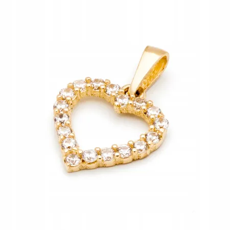 ZŁOTE SERDUSZKO IDEALNE NA PREZENT Z1542