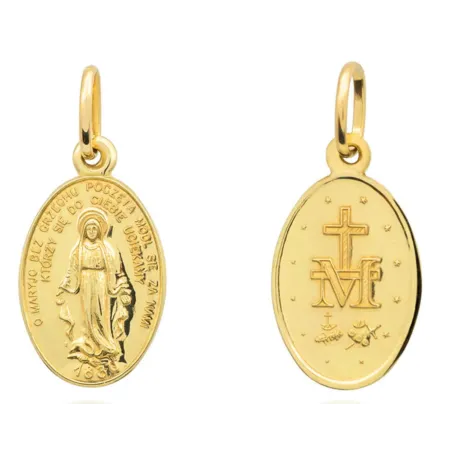 Zawieszka Złota 585 Cudowny Medalik