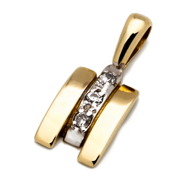 ELEGANCKA ZŁOTA ZAWIESZKA 