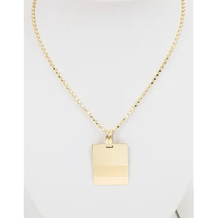 Złota Zawieszka Blaszka Grawer pr.585