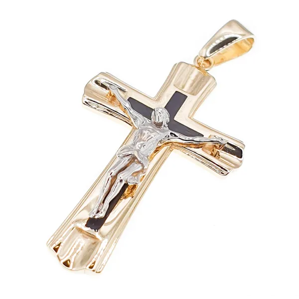 Złoty Krzyżyk z Panem Jezusem Próba 585