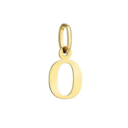 Złota Zawieszka Mała Literka ''O'' pr 585