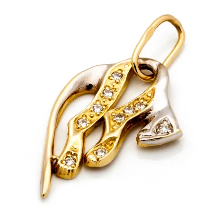 ELEGANCKA ZŁOTA ZAWIESZKA PUMA id Z253