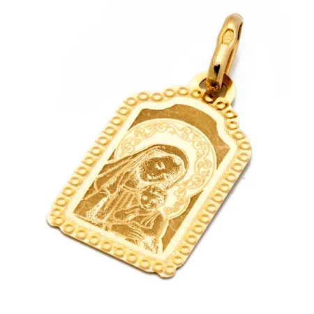 ZŁOTY MEDALIK MATKA BOSKA Z DZIECIĄTKIEM pr 585