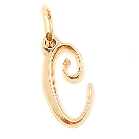 ZŁOTA ZAWIESZKA LITERKA C