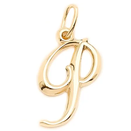 ZŁOTA ZAWIESZKA 585 LITERKA P