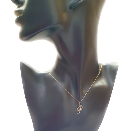 ZŁOTA ZAWIESZKA 585 LITERKA P