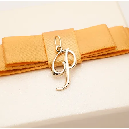 ZŁOTA ZAWIESZKA 585 LITERKA P