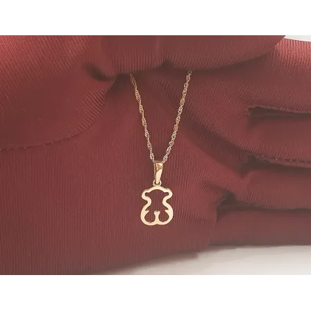 Złota Zawieszka Miś Próba 585 na Prezent