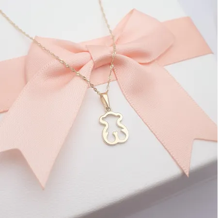 Złota Zawieszka Miś Próba 585 na Prezent