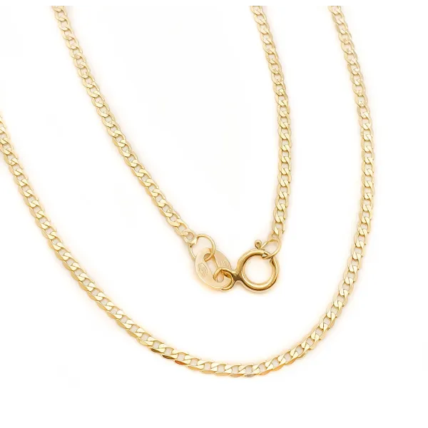 ZŁOTY ŁAŃCUSZEK PEŁNA PANCERKA 45cm