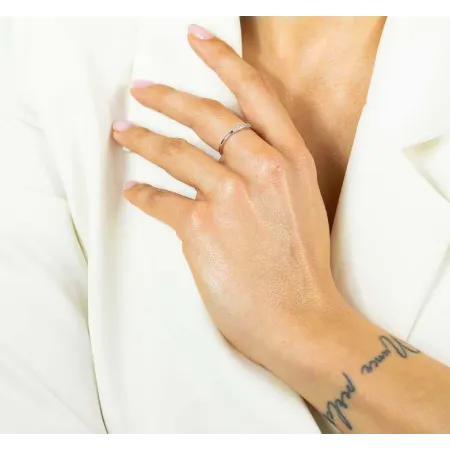 PIERŚCIONEK DIAMENTY BIAŁE ZŁOTO PRÓBA 585