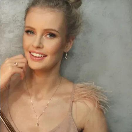 PIERŚCIONEK 585 MORGANITY DIAMENTY GRAWER