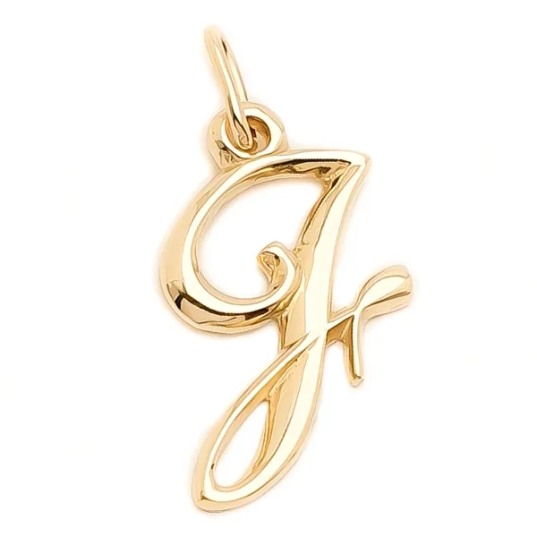 ZŁOTA 585 ZAWIESZKA LITERKA J 