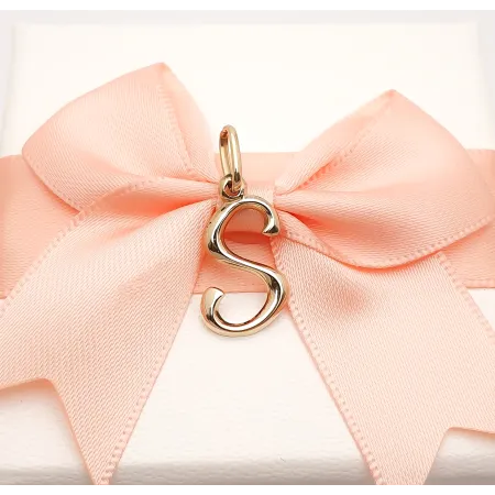 ZŁOTA ZAWIESZKA LITERKA S 585