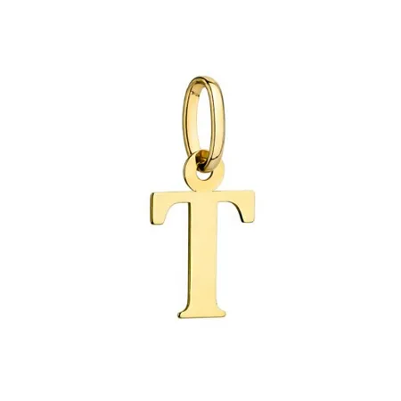Złota Zawieszka Mała Literka ''T'' pr 585