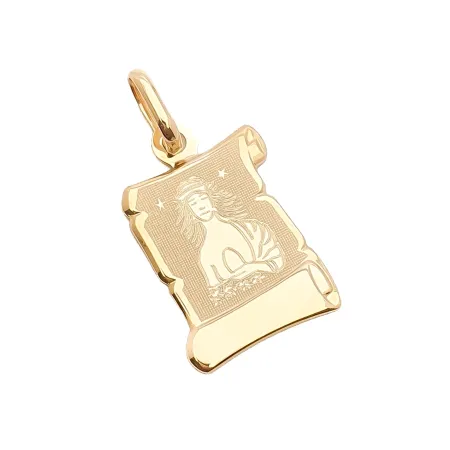 ZŁOTA ZAWIESZKA ZNAK ZODIAKU PANNA pr.585