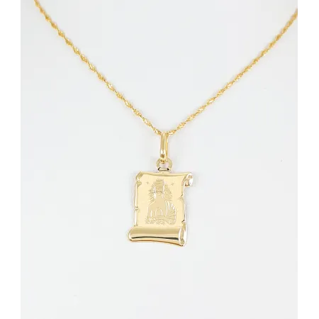 ZŁOTA ZAWIESZKA ZNAK ZODIAKU PANNA pr.585