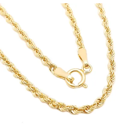 ZŁOTY ŁAŃCUSZEK 585  KORDA 50cm IDEALNE NA PREZENT