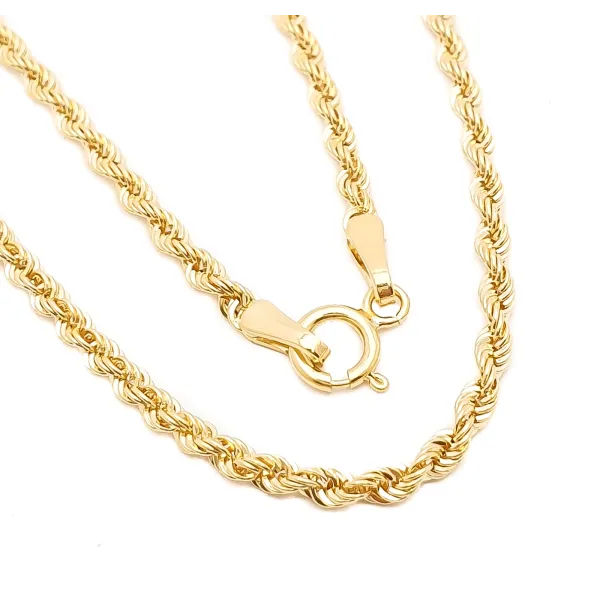 ZŁOTY ŁAŃCUSZEK 585  KORDA 42cm IDEALNY PREZENT