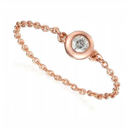 ZŁOTY PIERŚCIONEK ZARĘCZYNOWY DIAMENT PRÓBA 585