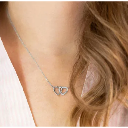 Naszyjnik Złoty Celebrytka z Diamentami