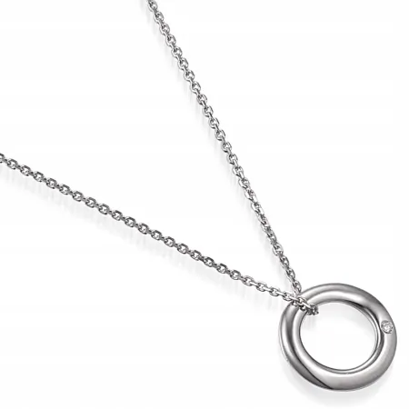 ZŁOTY ELEGANCKI ŁAŃCUSZEK Z ZAWIESZKA