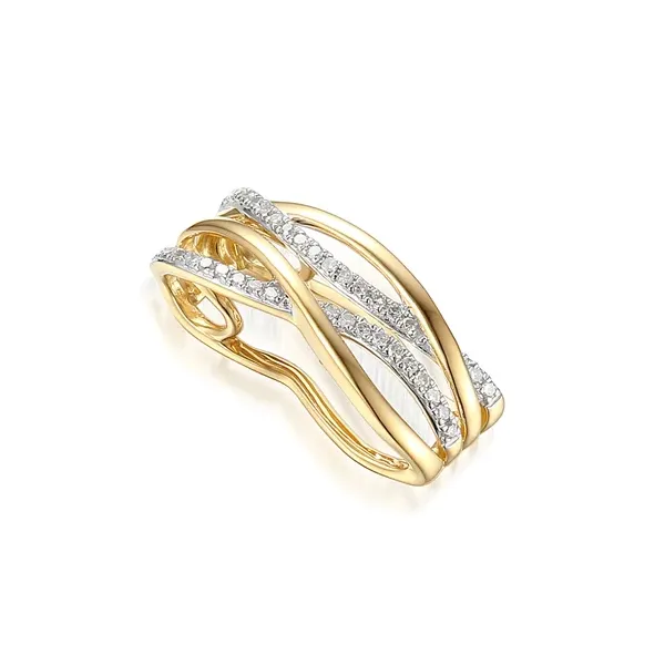 Złota Zawieszka z Diamentami Próba 585 Prezent