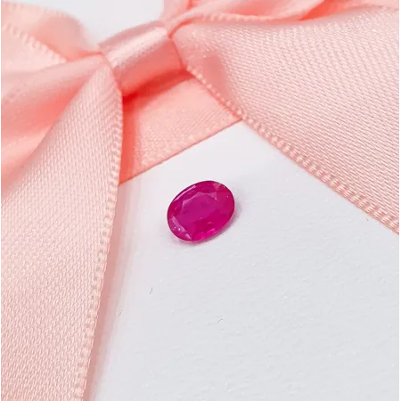 Rubin Naturany 0,64 ct + Certyfikat