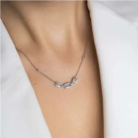 Złoty Naszyjnik 585 z Diamentami Idealny Prezent