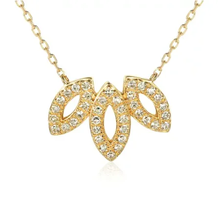 Naszyjnik w Różowym Złocie Diamenty Próba 585