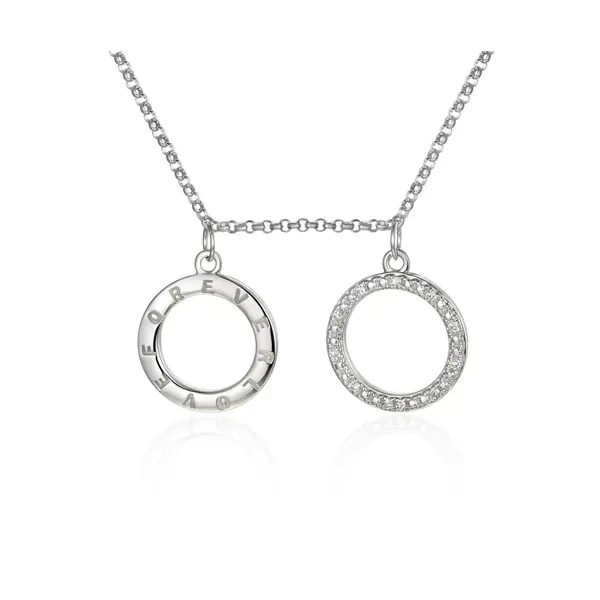 Naszyjnik Diamenty Białe Złoto pr 585 na Prezent