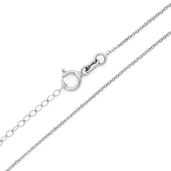 Złoty Łańcuszek ANKIER PEŁNY Białe Złoto Regulacja