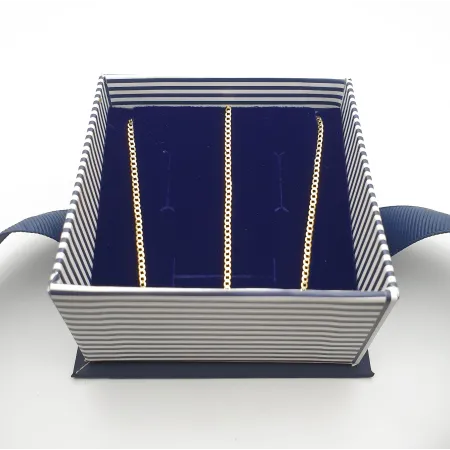 ZŁOTY ŁAŃCUSZEK 585 PEŁNA PANCERKA 55cm