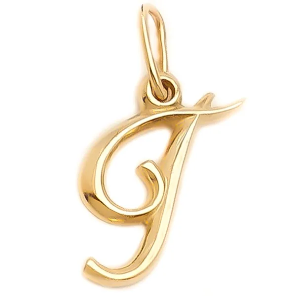 ZŁOTA ZAWIESZKA 585 LITERKA T 