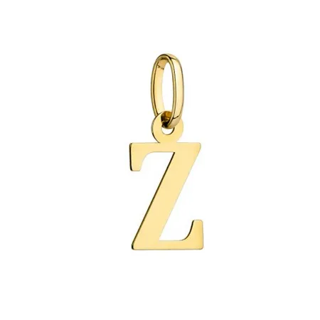 Złota Zawieszka Mała Literka ''Z'' pr 585