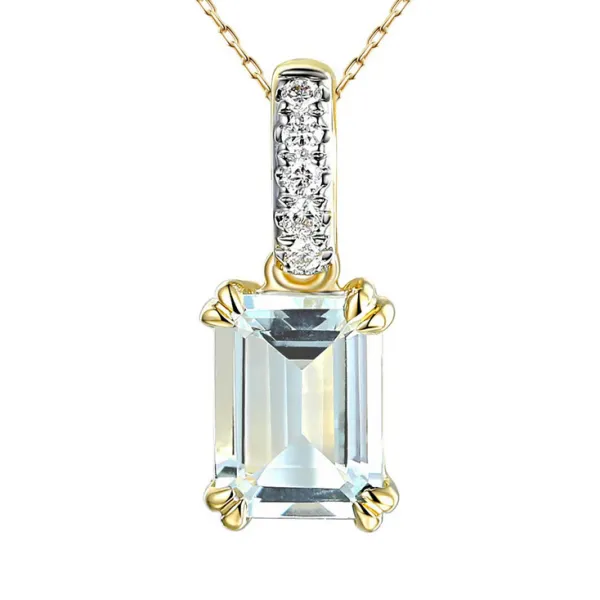 ZAWIESZKA AKWAMARYN I DIAMENTY pr 585