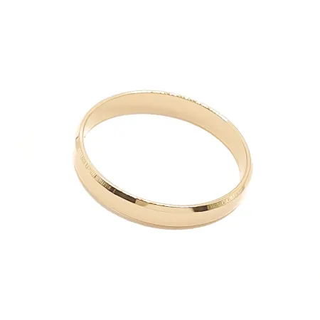 ZŁOTA OBRĄCZKA PŁASKA KLASYCZNA 585 3mm GRAWER