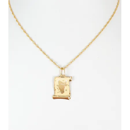 ZŁOTA ZAWIESZKA ZNAK ZODIAKU BYK pr.585